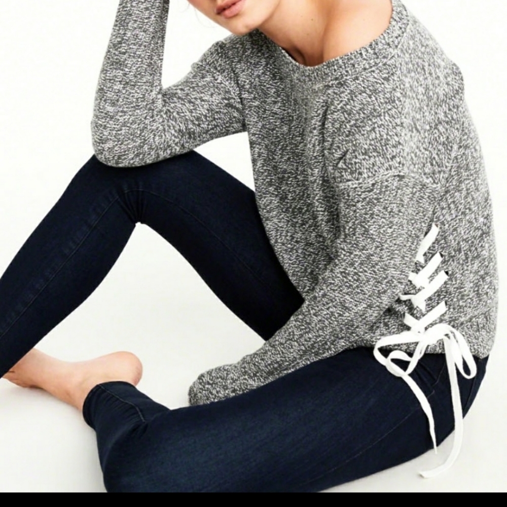Abercrombie Side Tie Sweater